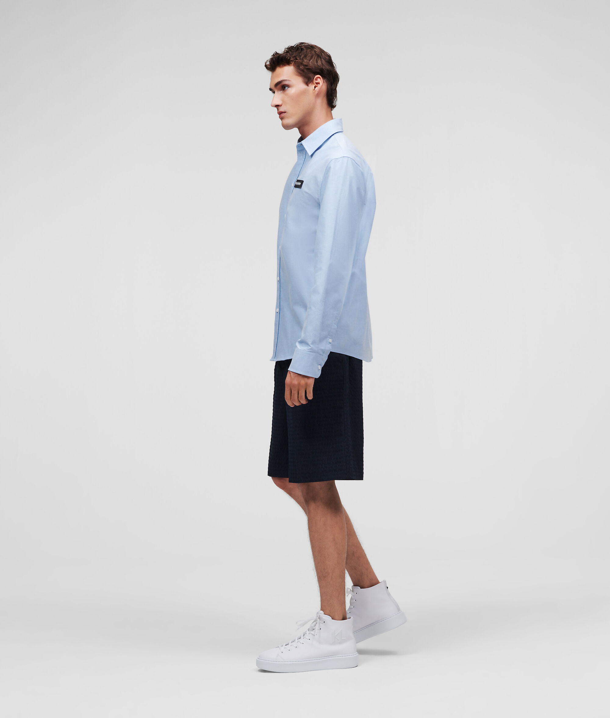 (image for) Compact KARL LOGO OXFORD SHIRT